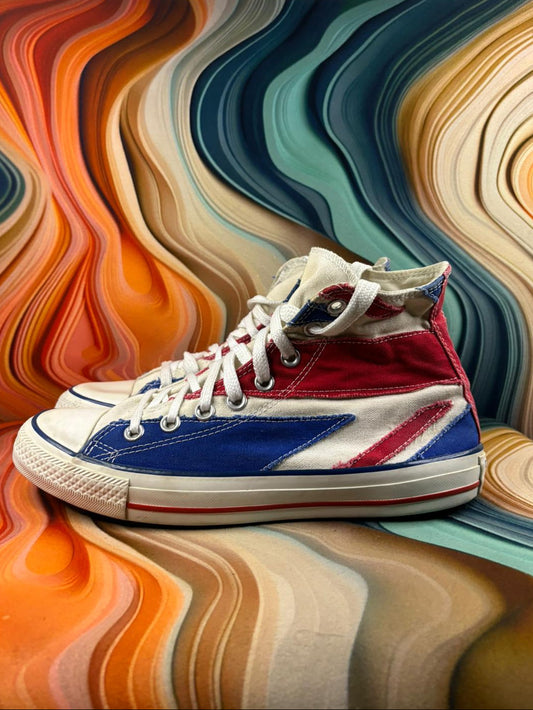 Converse Chuck High Red Blue