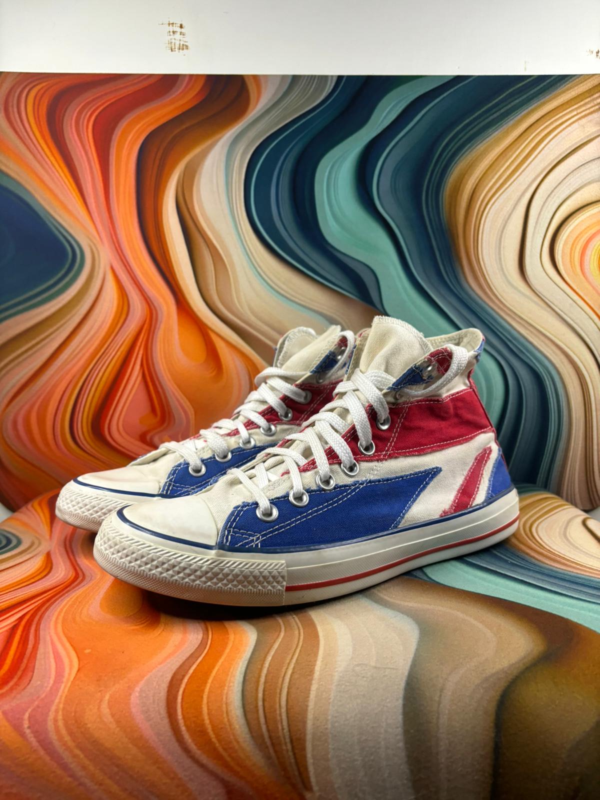 Converse Chuck High Red Blue