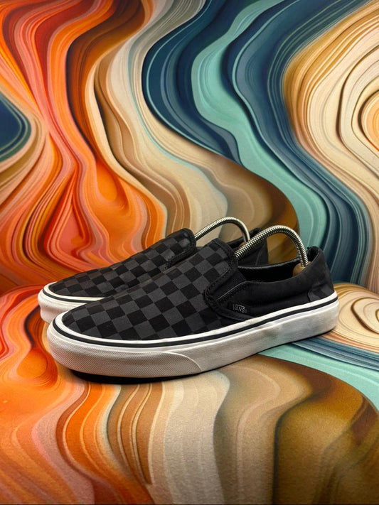 Vans Loafer Black Checkered