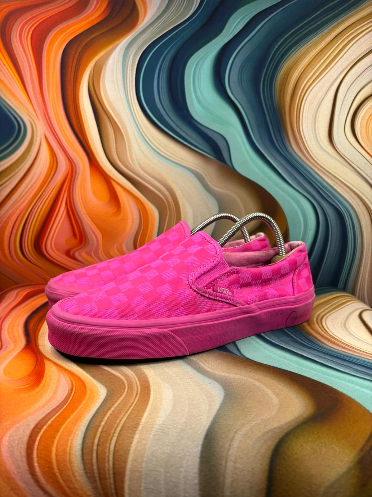 Vans Classic Bright Pink Checker