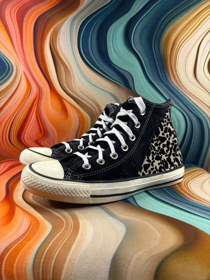 Converse Chuck Leopard High Black