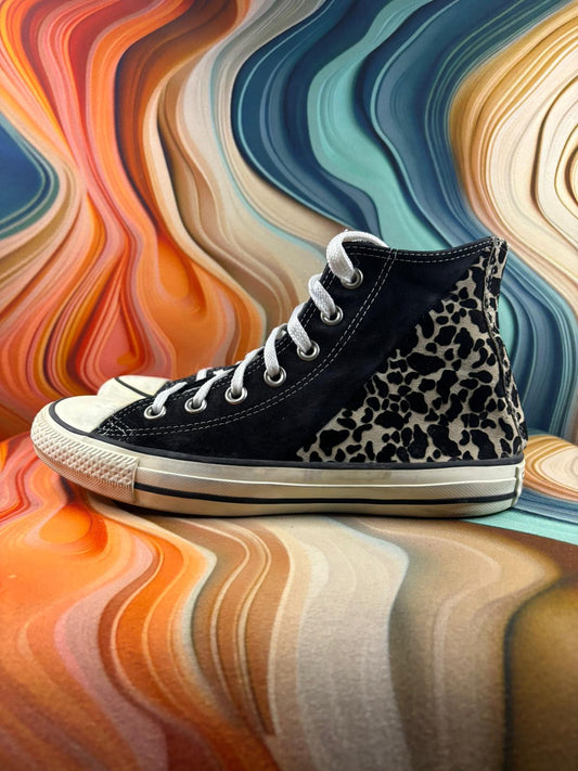 Converse Chuck Leopard High Black