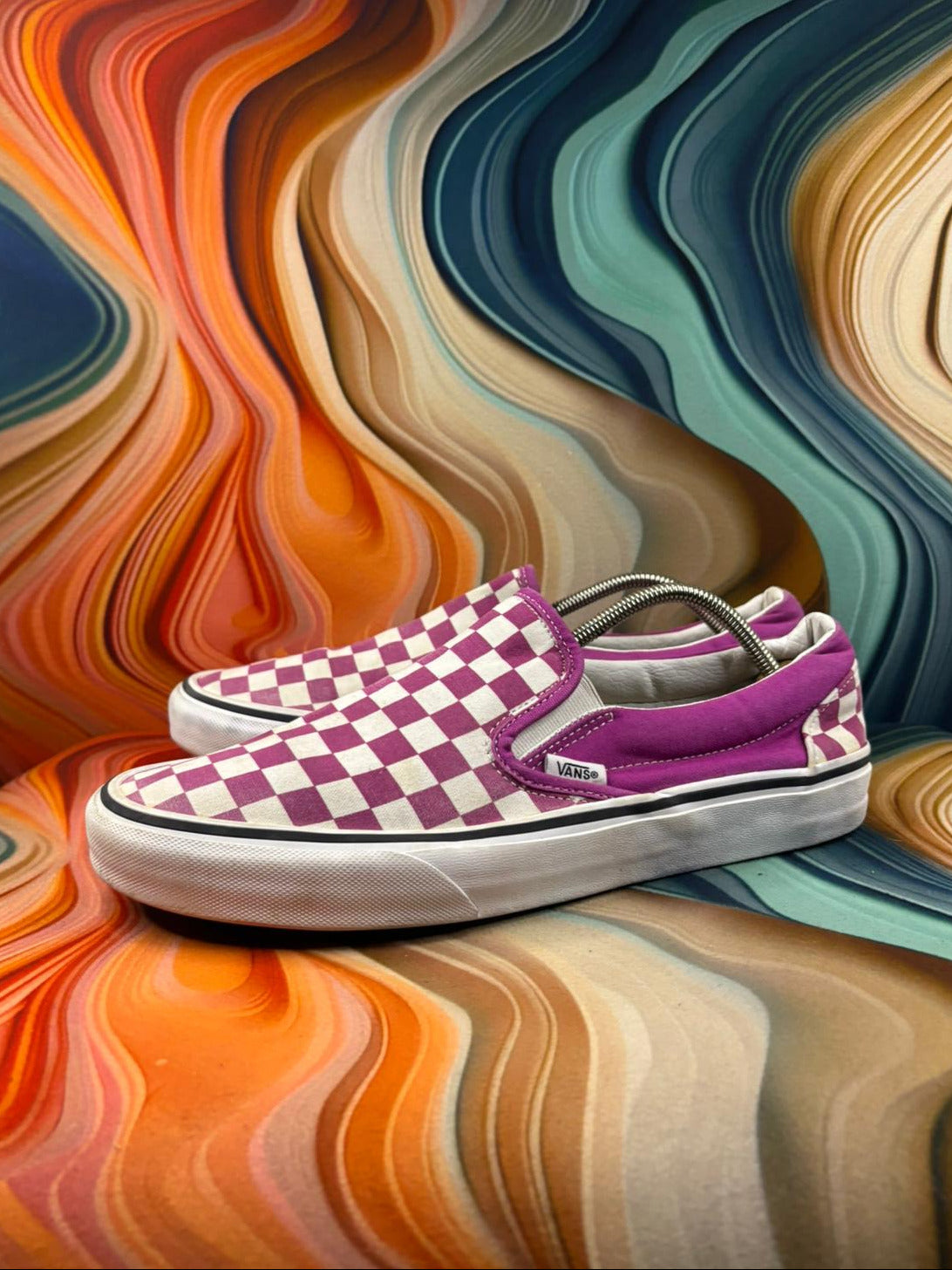 Vans Classic Pink Checkered Low