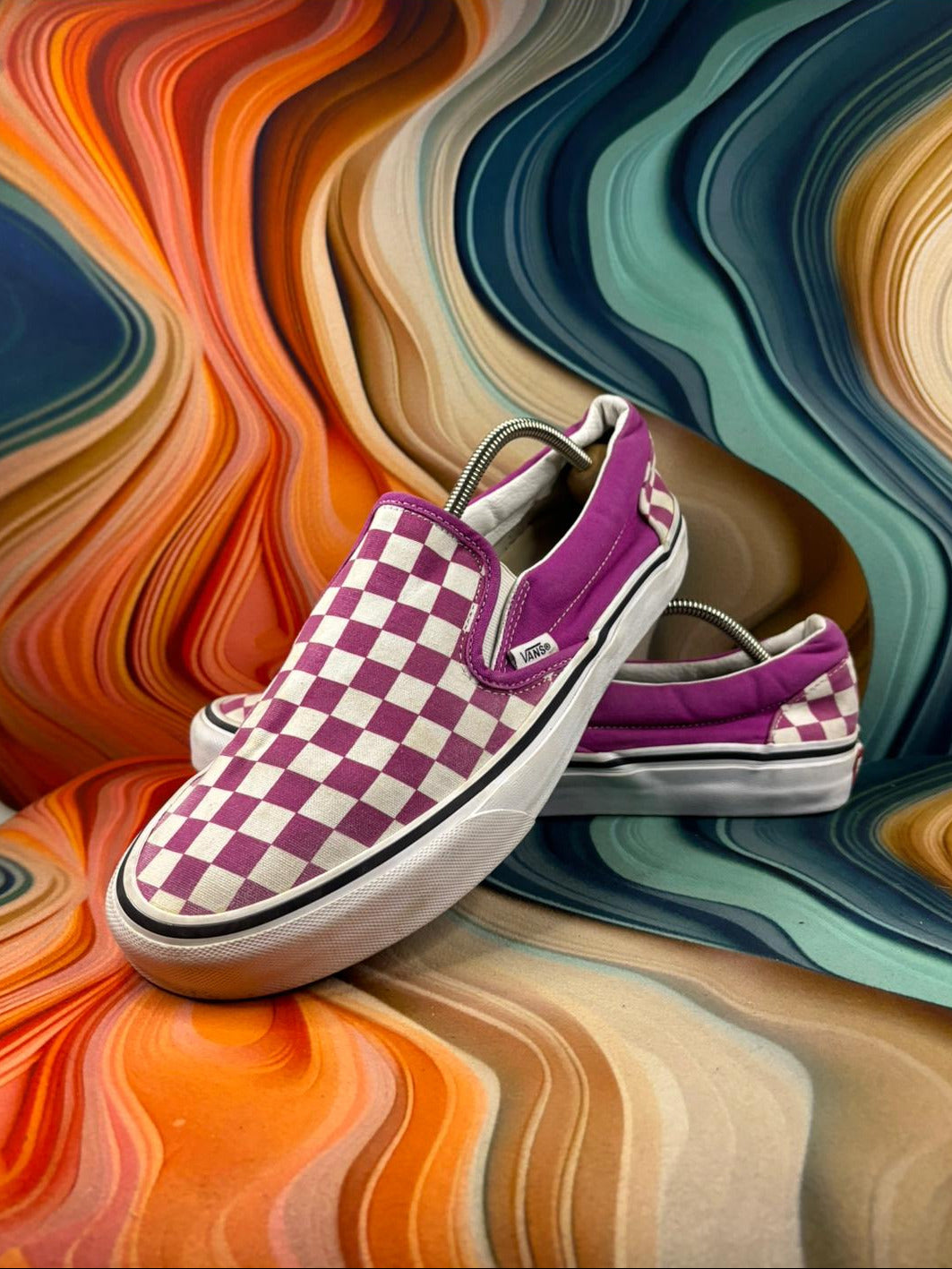 Vans Classic Pink Checkered Low