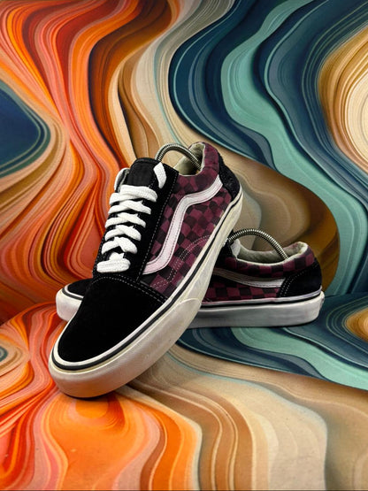 Vans Classic Black Pink Checker