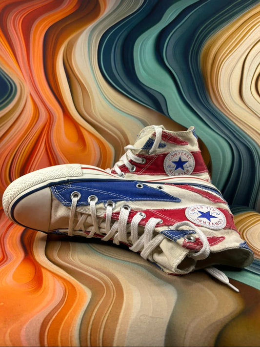 Converse Chuck High Red Blue