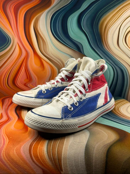 Converse Chuck High Red Blue