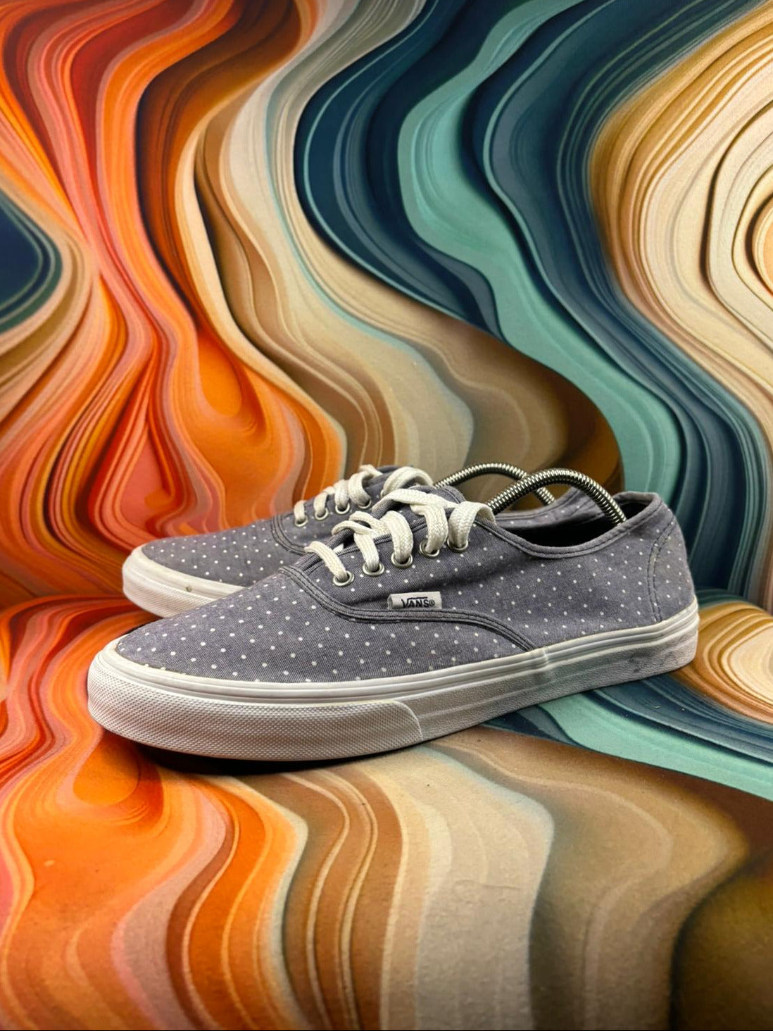 Vans Classic White Dot Grey
