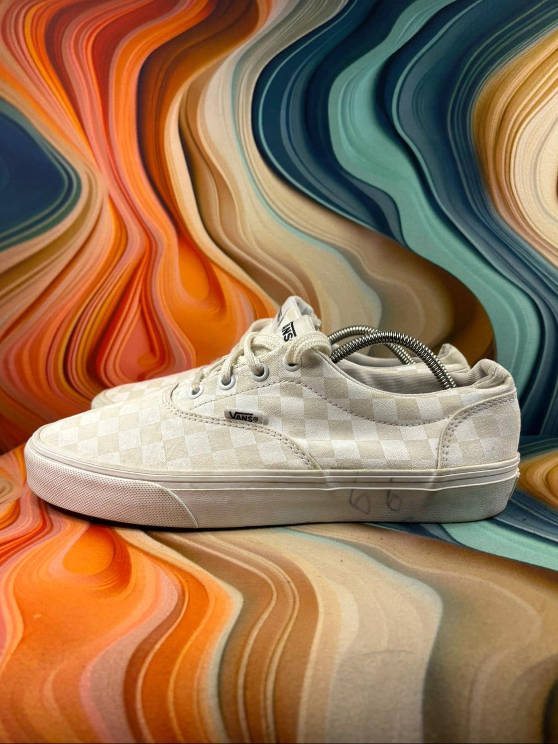 Vans Classic Light Beige Checker