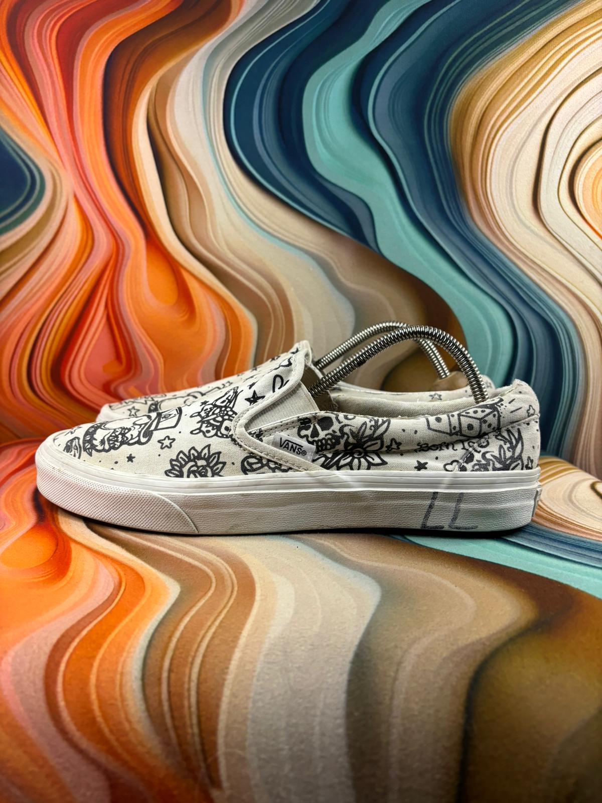 Vans Classic Low Beige Graphic