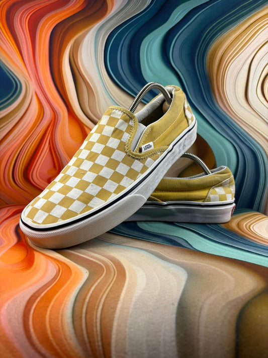 Vans Classic Yellow Checkered Low
