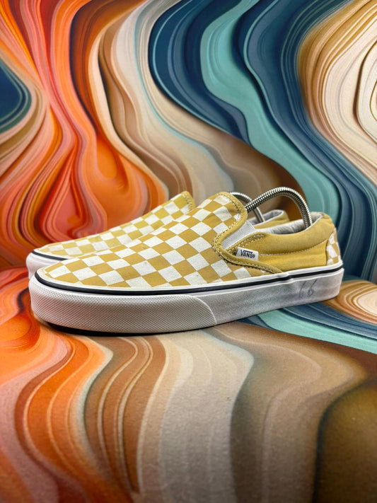 Vans Classic Yellow Checkered Low