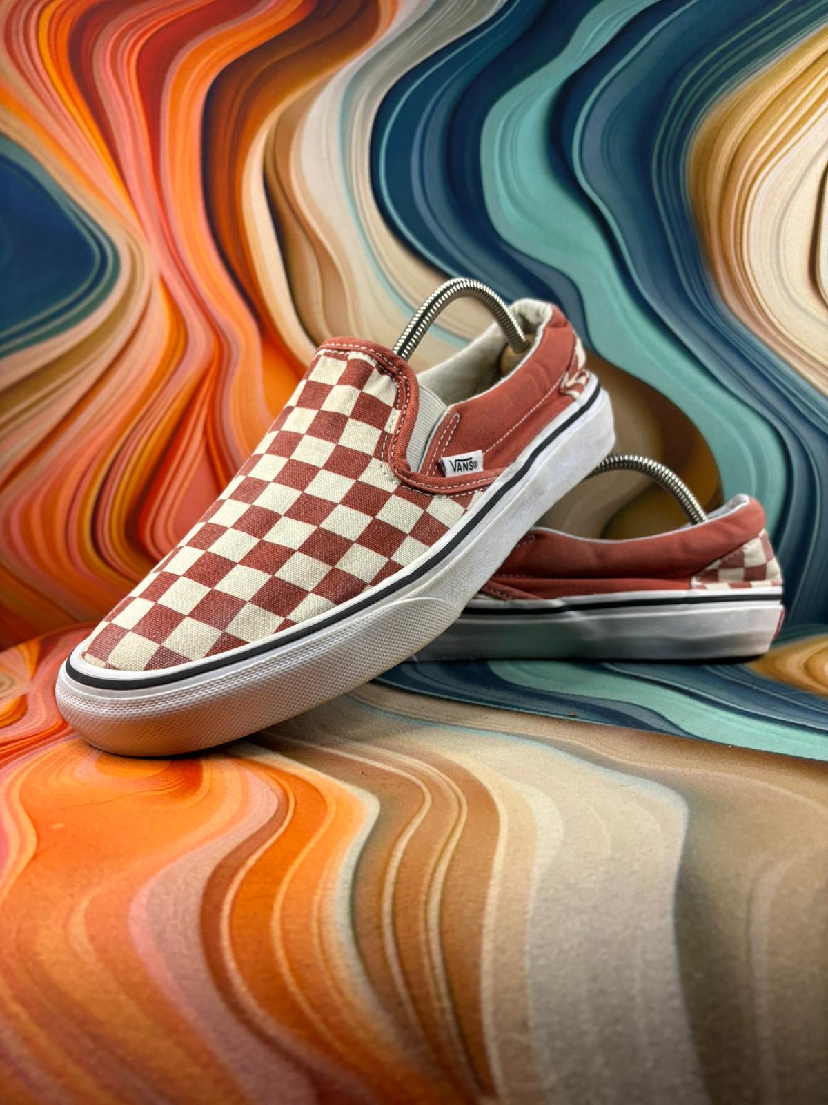 Vans Classic Red Checkered Low