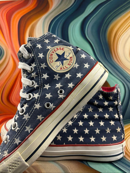Converse Chuck High Blue Star