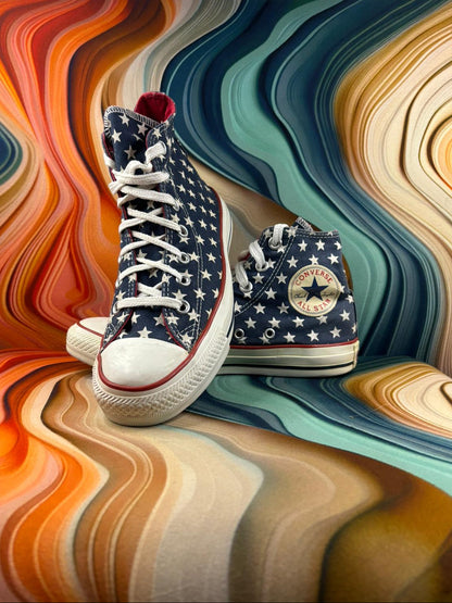 Converse Chuck High Blue Star
