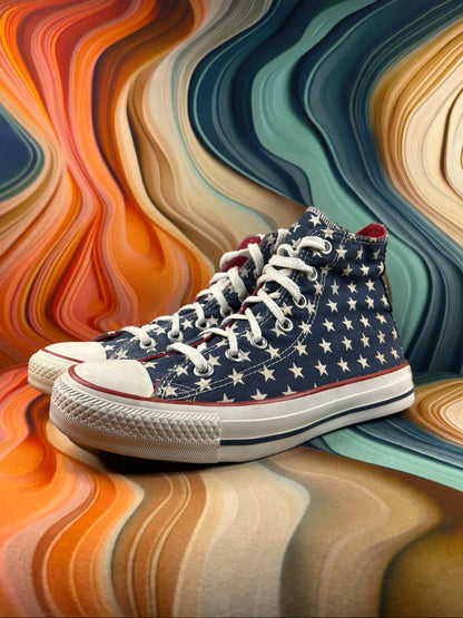 Converse Chuck High Blue Star
