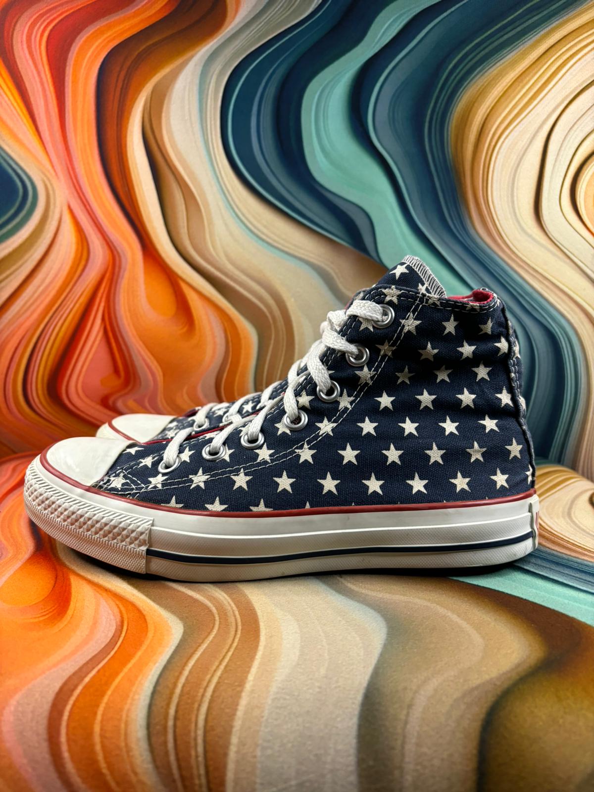 Converse Chuck High Blue Star