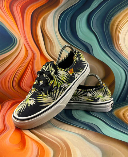 Vans Classic Black Floral