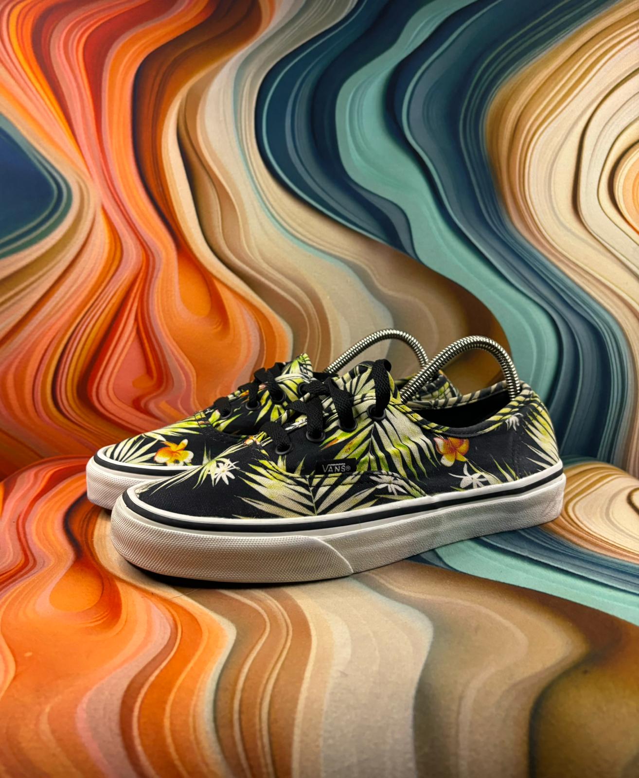 Vans Classic Black Floral