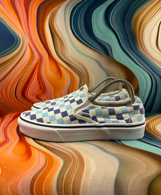 Vans Classic Blue White Checker