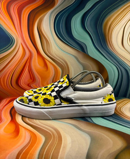 Vans Classic Sunflower Print Checker