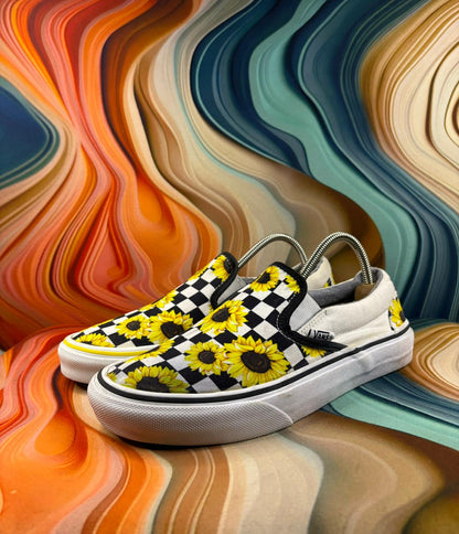 Vans Classic Sunflower Print Checker