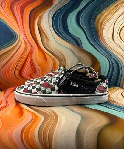 Vans Classic Rose Print Checker