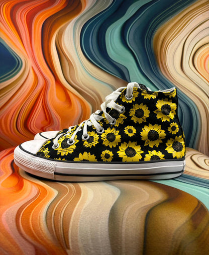Converse Chuck High Sunflower Print