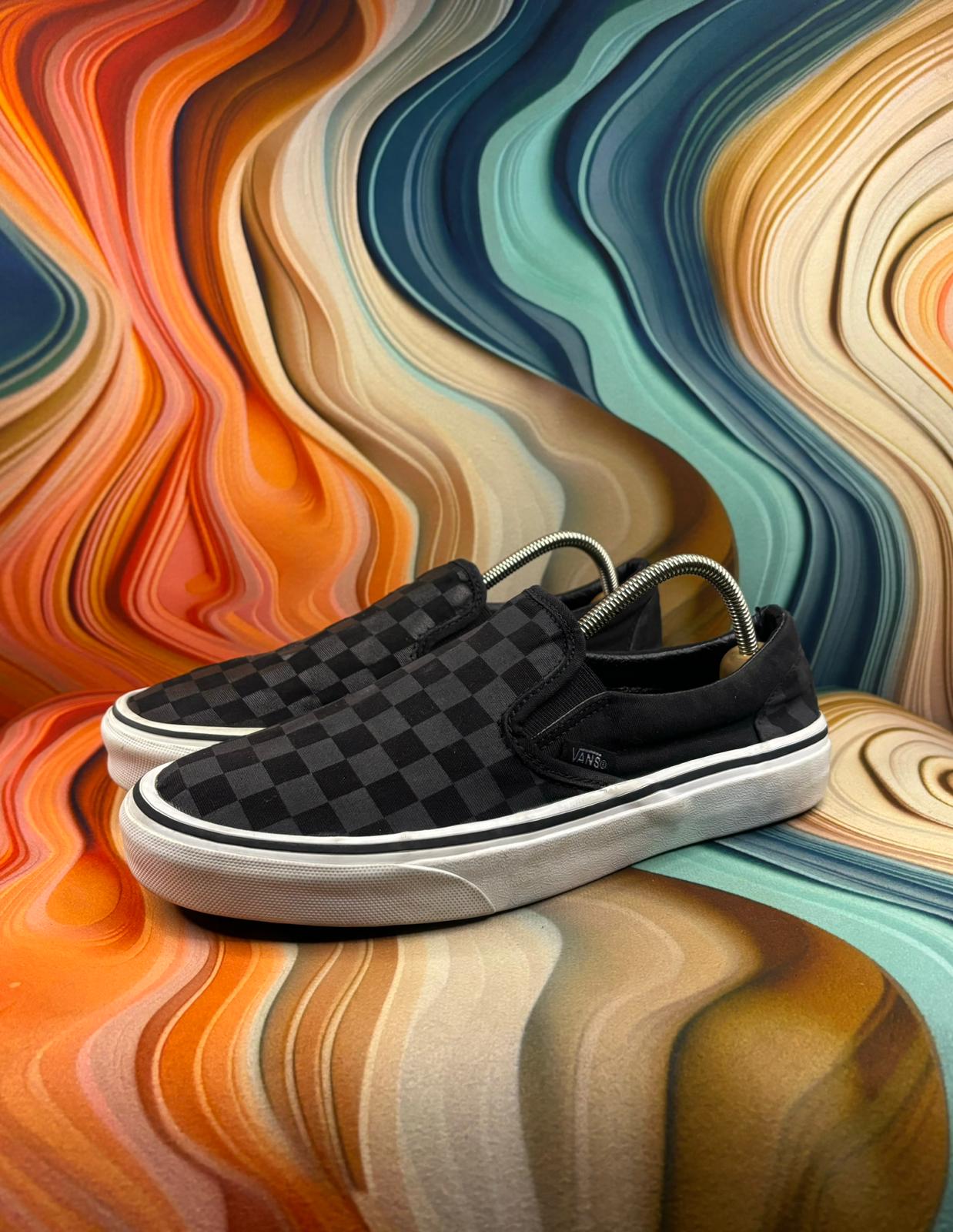 Vans Loafer Black Checkered