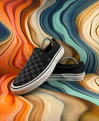 Vans Loafer Black Checkered