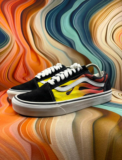 Vans Classic Flame Pattern Low