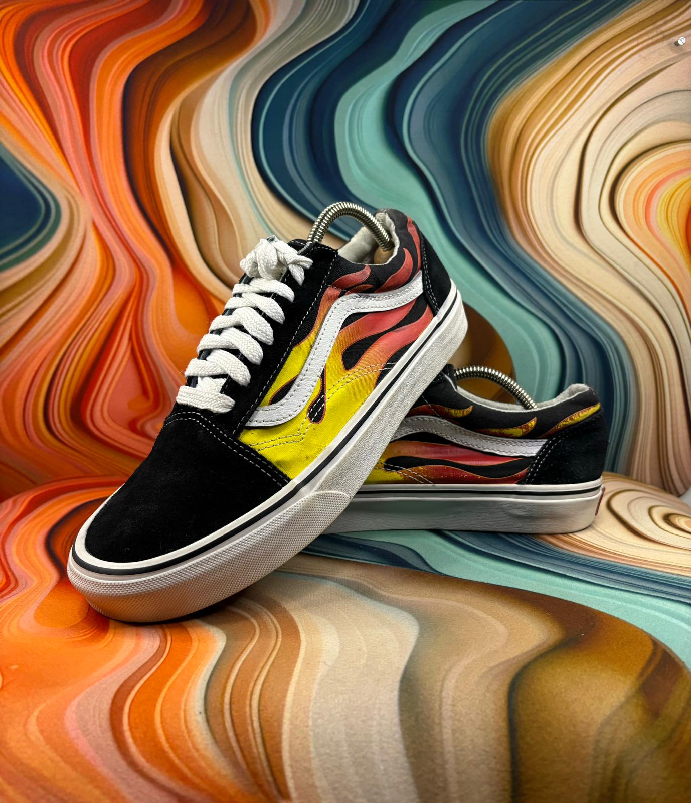 Vans Classic Flame Pattern Low