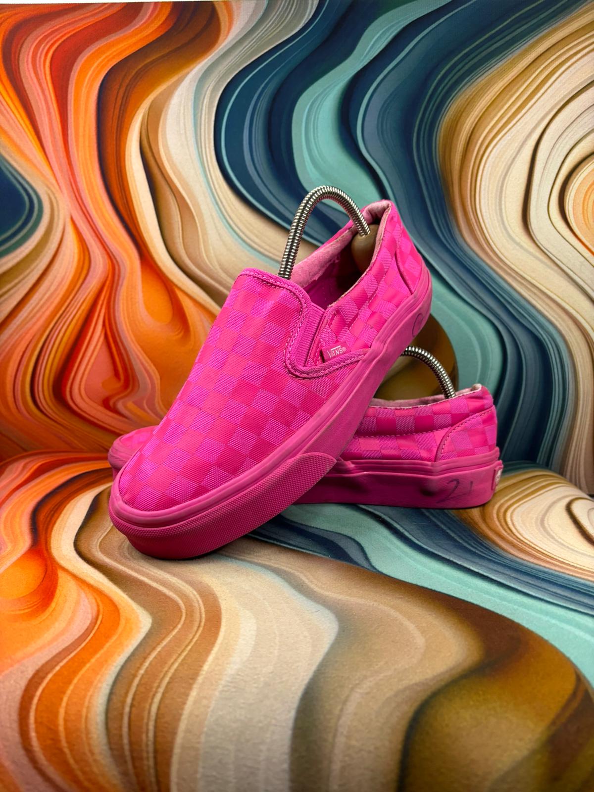 Vans Classic Bright Pink Checker