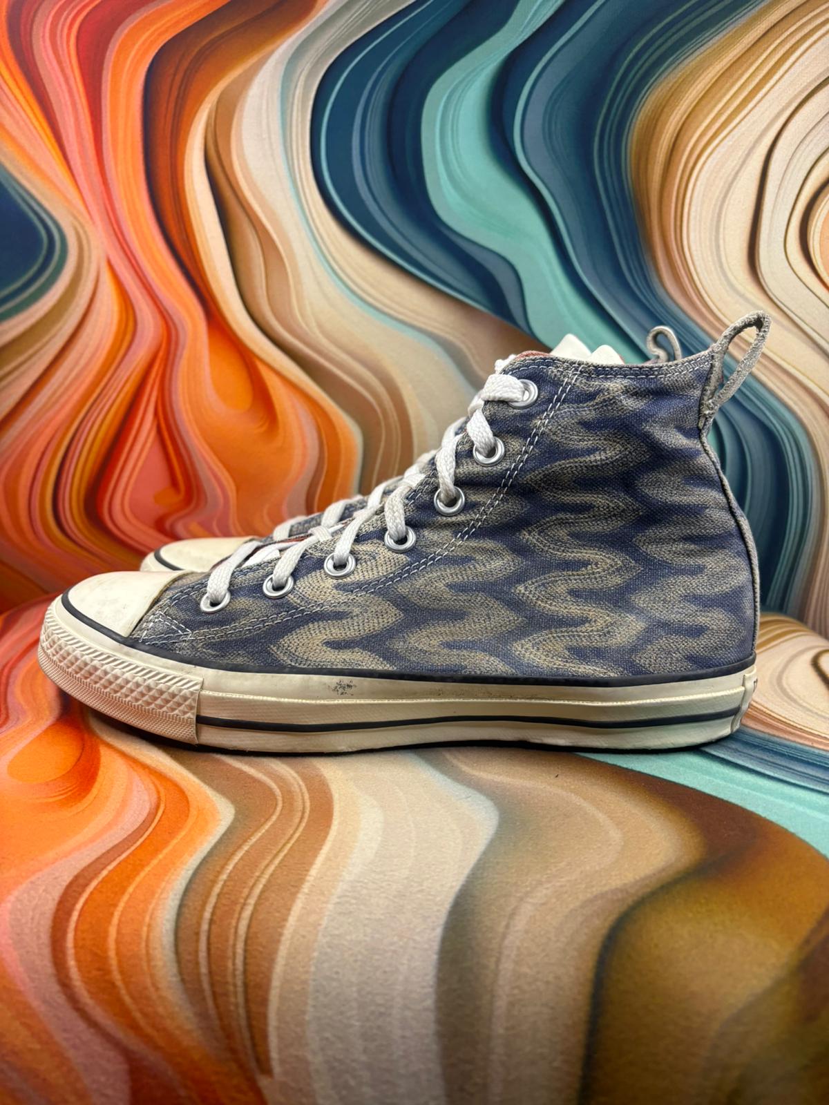 Converse Chuck High Blue Aesthetic