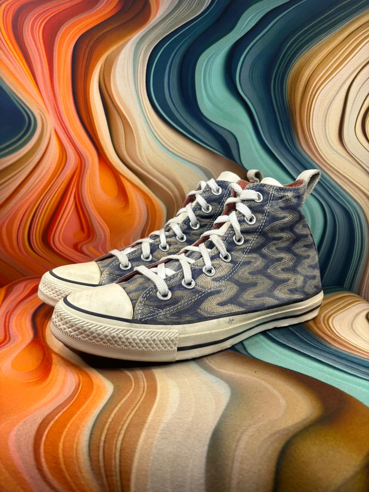 Converse Chuck High Blue Aesthetic