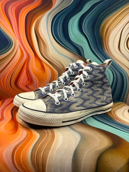 Converse Chuck High Blue Aesthetic