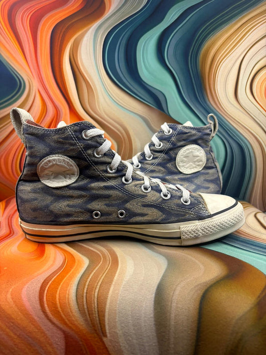 Converse Chuck High Blue Aesthetic